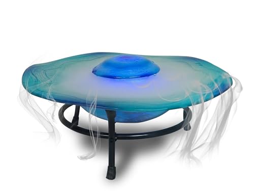XBrand Tabletop Mist Fountain with 12 Color Changing LEDs