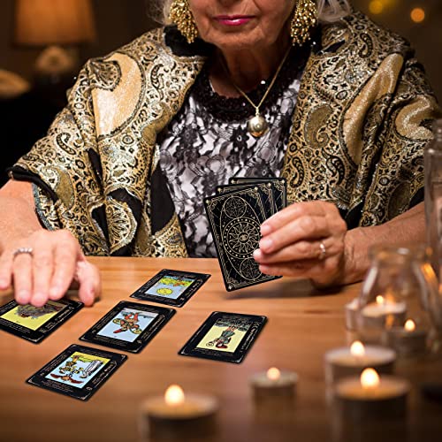 Classic Tarot Cards Set with Guidebook and Carry Bag