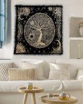 Indian Tree of Life Altar Cloth Tapestry - Tarot Tablecover