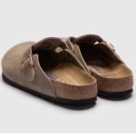 Birkenstock Boston Taupe Suede Clog Shoes