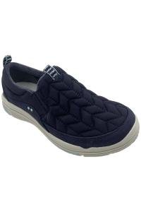 Ryka Women's Blue Water-Repellent Slip-On Sneakers