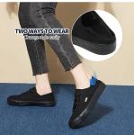 Hash Bubbie Women's Non-Slip Canvas Slip-Ons