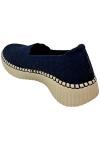 Skechers Women's Navy Vegan Knit Slip-Ons