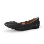 Amazon Essentials Women's Black Slip-On Ballet Flats