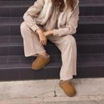 Cozy Memory Foam Slippers for Women, Chestnut