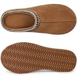 Cozy Memory Foam Slippers for Women, Chestnut