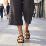 CUSHIONAIRE Lane Women’s Cork Footbed Sandals