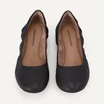 Amazon Essentials Women's Black Slip-On Ballet Flats