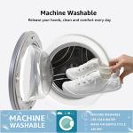 STQ Women's Cute White Slip-On Canvas Sneakers