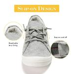 FunkyMonkey Women's Grey Canvas Low Top Sneakers
