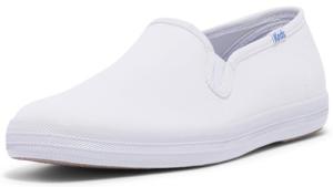 Keds Champion White Canvas Slip-On Sneakers for Women