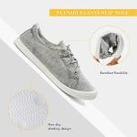 FunkyMonkey Women's Grey Canvas Low Top Sneakers