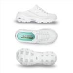 Skechers Women's Bright Sky White/Silver Sneakers