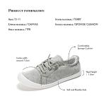 FunkyMonkey Women's Grey Canvas Low Top Sneakers