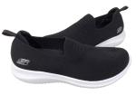 Skechers Ultra Flex Slip-On Walking Shoes Black 6.5