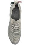Skechers Women's White Rhinestone Slip-On Sneakers