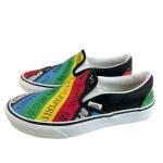 Vans Women’s Slip-On Rainbow Canvas Sneakers 6.5
