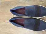 Rothy's Women's Slip-On Sneakers Navy Stripe US 8