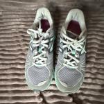 New Balance Gray Mint Women's Running Sneakers