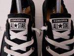 Converse All Star Women's Black/White Slip-On Sneakers