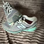 New Balance Gray Mint Women's Running Sneakers