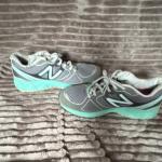 New Balance Gray Mint Women's Running Sneakers