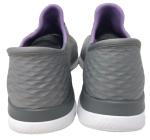 Skechers Women's Gray Slip-Ins Dazzling Walking Shoes