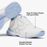 Sqairz XRZ Women's White/Light Blue Pickleball Shoes