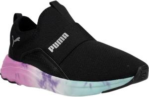 PUMA Women’s Black Softride Sophia Slip-On Sneakers
