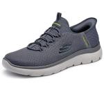 Skechers Men's Charcoal Hands-Free Slip-In Sneakers