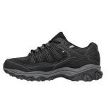 Skechers Afterburn Memory Foam Fashion Sneakers, Black