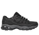 Skechers Afterburn Memory Foam Fashion Sneakers, Black
