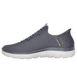 Skechers Men's Charcoal Hands-Free Slip-In Sneakers