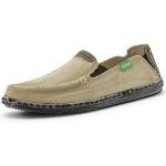 Vilocy Men's Slip-On Canvas Deck Shoes Tan