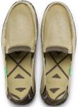 Vilocy Men's Slip-On Canvas Deck Shoes Tan