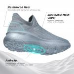 AONEREALRUN Men's Comfortable Slip-On Athletic Sneakers