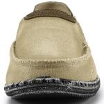 Vilocy Men's Slip-On Canvas Deck Shoes Tan