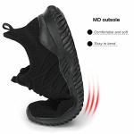 Men's Lightweight Slip-On Running Sneakers - All Black