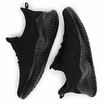 Men's Lightweight Slip-On Running Sneakers - All Black