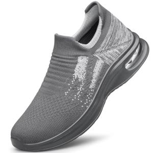 Men's Lightweight Breathable Slip-On Walking Sneakers