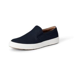 Amazon Essentials Men's Navy/White Slip-on Sneakers