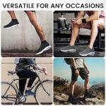 Men's Lightweight Slip-On Walking Shoes - Black