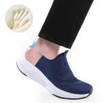 Men's Navy Blue Slip-On Walking Sneakers Size 10