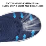 Men's Navy Blue Slip-On Walking Sneakers Size 10