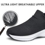 Men's Lightweight Slip-On Walking Shoes - Black