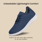 Men's Slip-On Comfortable Breathable Athletic Sneakers, Navy