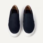 Amazon Essentials Men's Navy/White Slip-on Sneakers