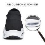 Men's Lightweight Slip-On Walking Shoes - Black