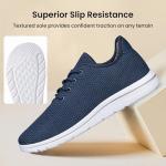 Men's Slip-On Comfortable Breathable Athletic Sneakers, Navy
