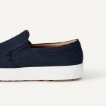Amazon Essentials Men's Navy/White Slip-on Sneakers